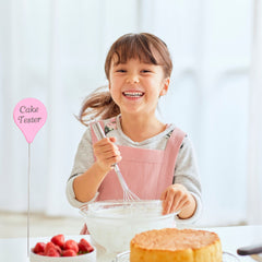 Stainless Steel Cake Tester with Pink Handle, Professional Baking Tool for Testing Cake Doneness. Set of 2
