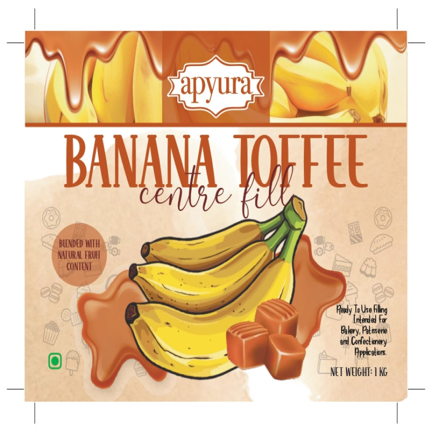 BANANA TOFFEE CENTER FILLING