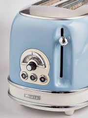 TOASTER Ariete 155 Vintage 2 Slice Toaster With 6 Toasting Levels BLUE