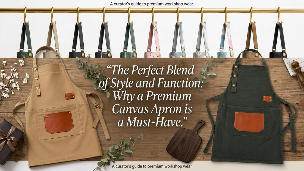 The Perfect Blend of Style and Function: Why a Premium Canvas Apron is a Must-Have