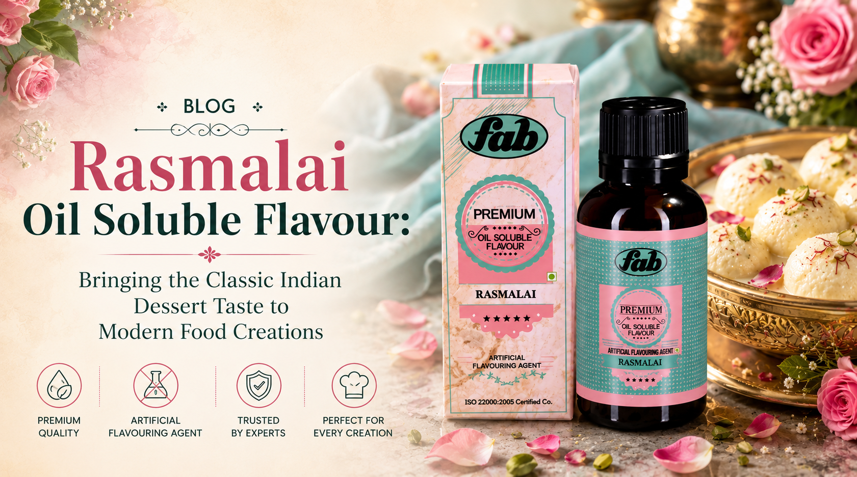 Rasmalai Oil Soluble Flavour: Bringing the Classic Indian Dessert Taste to Modern Food Creations