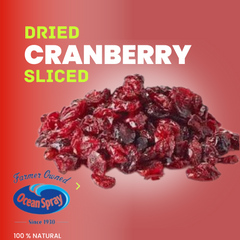 Dried Sliced Cranberry - 200 Gm  - Vegan, Non-GMO, Gluten Free | USA Cranberries Dry Fruits