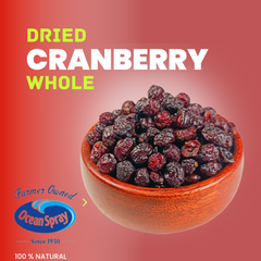 Dried Sliced Cranberry - 200 Gm  - Vegan, Non-GMO, Gluten Free | USA Cranberries Dry Fruits