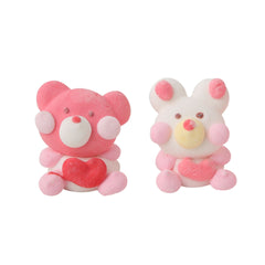 MARSHMALLOW CUTE TEDDY WITH HEARTS 10 PCS PACKING