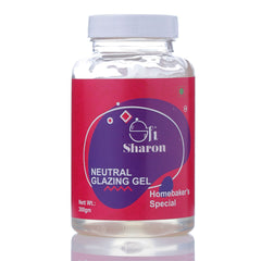 Sharon Neutral Glazing Gel - Professional Mirror Glaze for Cakes & Pastries (300g)