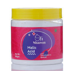 Sharon Malic Acid Powder - 300g | Premium Food Grade Sour Enhancer for Baking & Beverages