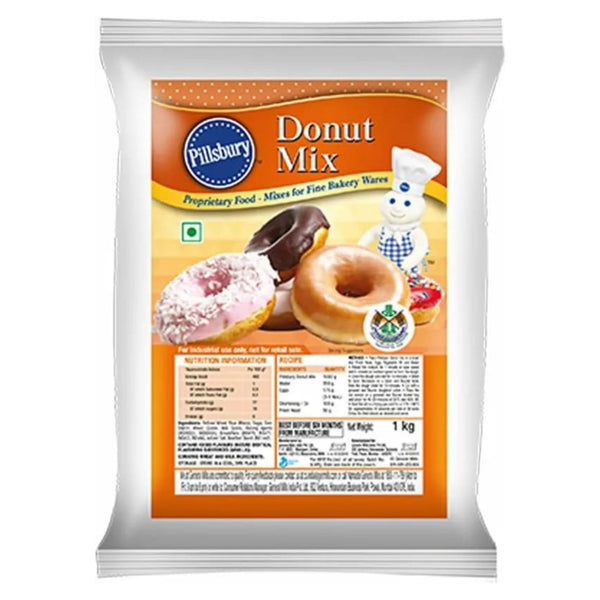 Pills&bury Donut Mix 1 Kg | Ready-to-Make Bakery Donut Premix | Soft & Fluffy Donuts