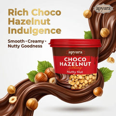 Apyura Choco Hazelnut Filling – Nutty Nut Spread 1KG | Rich Creamy Hazelnut Cocoa Spread for Desserts, Bakery & Snacks | Smooth & Delicious
