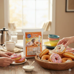Pills&bury Donut Mix 1 Kg | Ready-to-Make Bakery Donut Premix | Soft & Fluffy Donuts