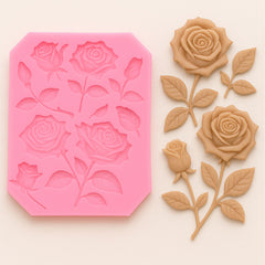 Silicone Rose Flower Mold