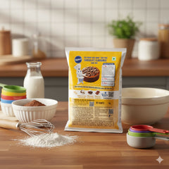 Pills&bury Easy Bake Egg Free Chocolate Flavoured Cake Mix – 1 kg | Professional Baking Mix