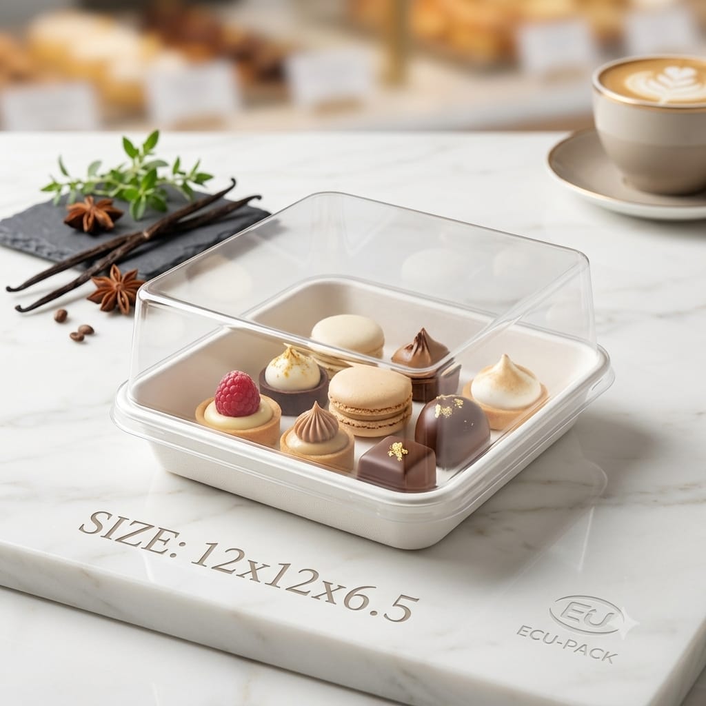 12x12x6.5 Dessert Container