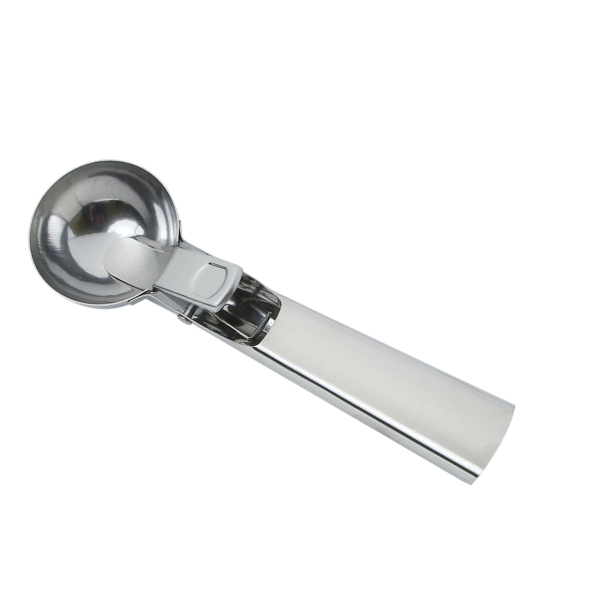 Premium Stainless Steel Ice Cream Scoop with Trigger – Heavy Duty, Ergonomic Handle for Hard Ice Cream, Gelato & More – Dishwasher Safe