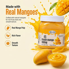 Apyura Fresh Mango Filling | Premium Mango Filling for Cakes & Desserts