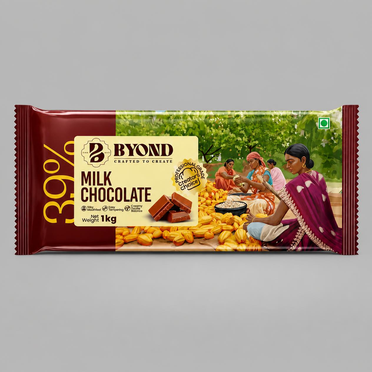 Byond Milk Chocolate 39% Cocoa 1kg