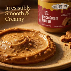Apyura Bisco Cream Spread | Rich & Smooth Belgian Speculoos Flavour | Premium Dessert & Bread Spread