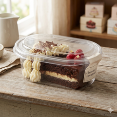 Premium Pack of 25 Oval Food Storage Containers | Leak-Proof, BPA-Free & Stackable (SIZE : LENGTH - 6INCH , WIDTH - 4INCH &amp; HEIGHT - 2INCH)