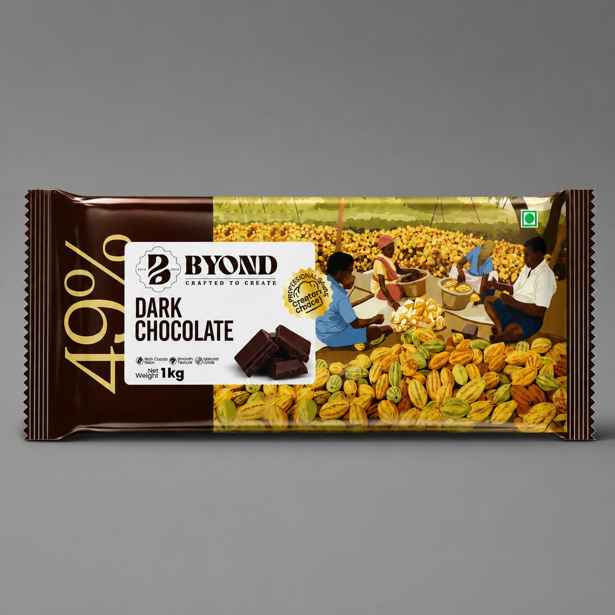 Byond Dark Chocolate 49% Cocoa 1kg
