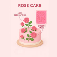 Silicone Rose Flower Mold
