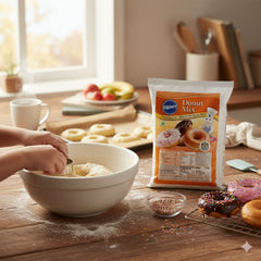Pills&bury Donut Mix 1 Kg | Ready-to-Make Bakery Donut Premix | Soft & Fluffy Donuts
