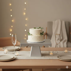 Rectangular Metal Cake Stand –  Dessert Display Stand for Cakes & Pastries