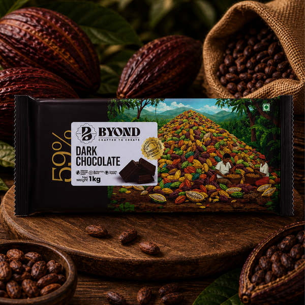 Byond 59% Dark Chocolate Bar 1kg
