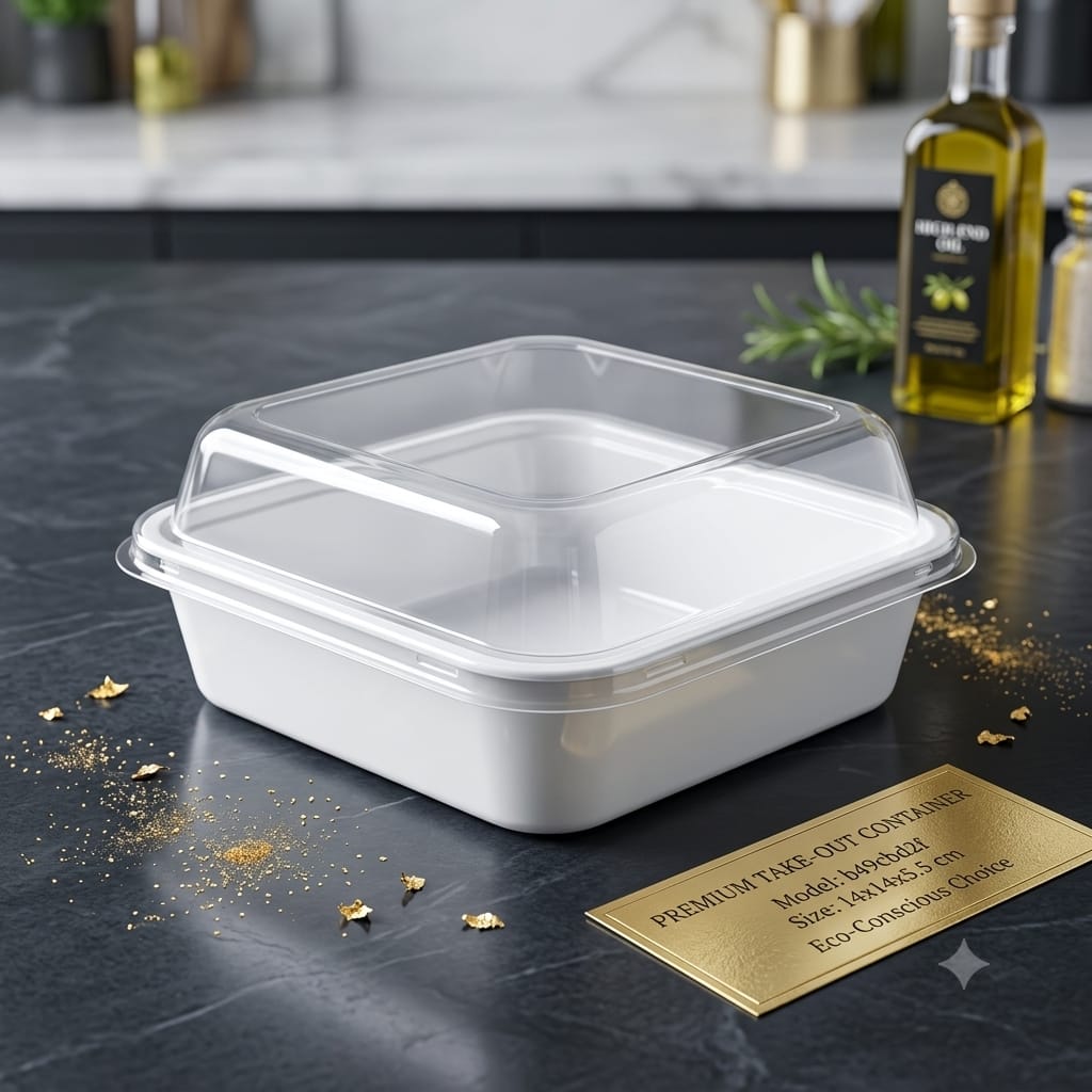 14x14x5 Takeaway Container