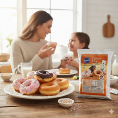 Pills&bury Donut Mix 1 Kg | Ready-to-Make Bakery Donut Premix | Soft & Fluffy Donuts