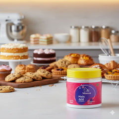 Sharon Malic Acid Powder - 300g | Premium Food Grade Sour Enhancer for Baking & Beverages