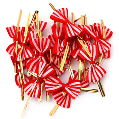 Decorative 25Piece Twister & Tie with Bow | Premium Gift Wrapping Twist Ties