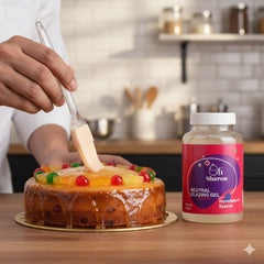 Sharon Neutral Glazing Gel - Professional Mirror Glaze for Cakes & Pastries (300g)