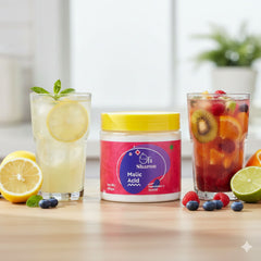 Sharon Malic Acid Powder - 300g | Premium Food Grade Sour Enhancer for Baking & Beverages