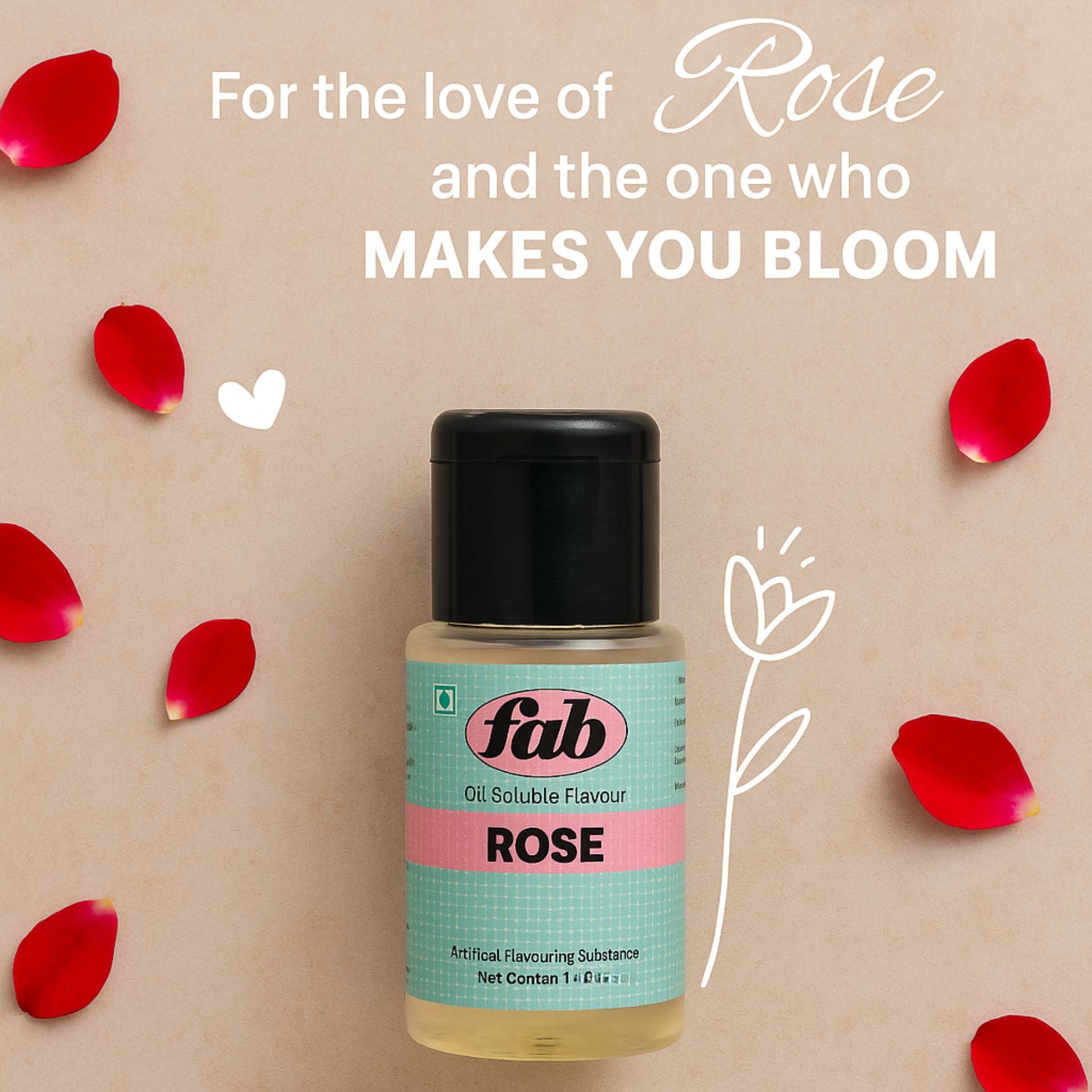 FAB Rose Oil Soluble Flavor
