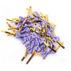 Decorative 25Piece Twister & Tie with Bow | Premium Gift Wrapping Twist Ties