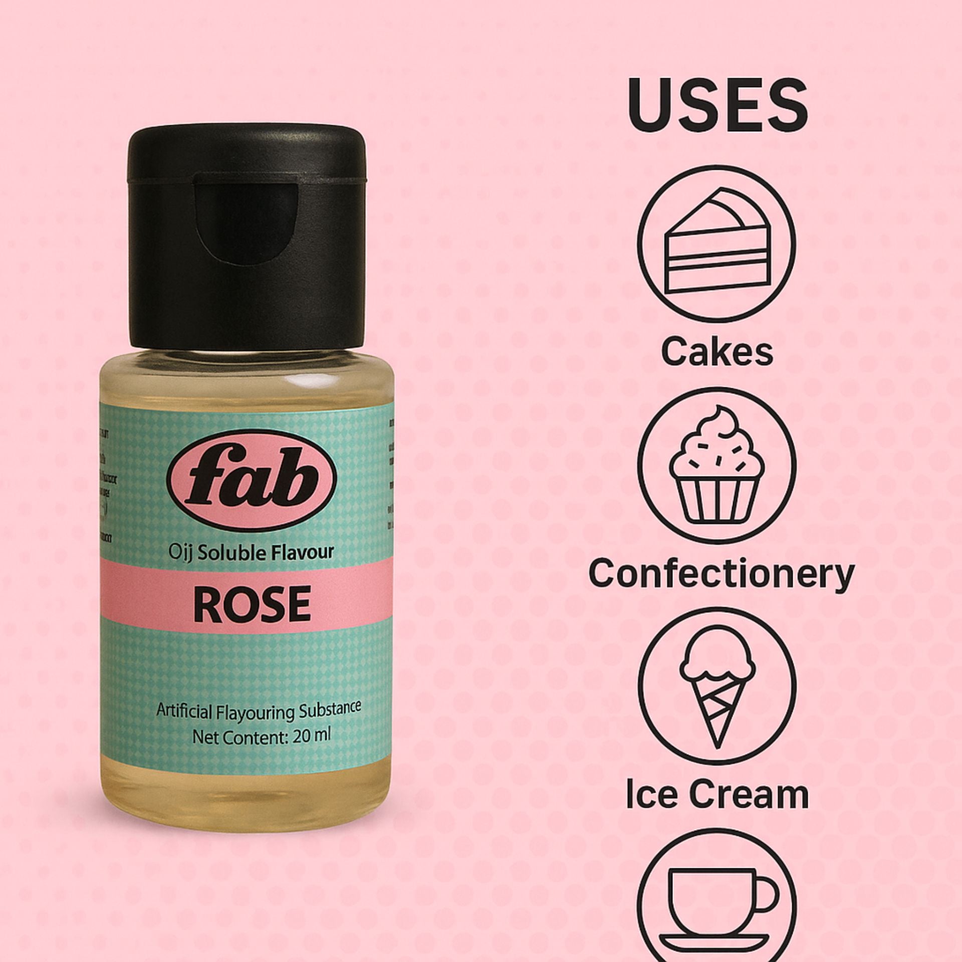 FAB Rose Oil Soluble Flavor