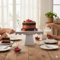Rectangular Metal Cake Stand –  Dessert Display Stand for Cakes & Pastries
