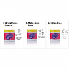 Sharon Tylose Powder - 250g | Edible Hardening Agent for Fondant & Gum Paste | Homebaker’s Special