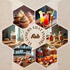 FAB Butterscotch Oil Soluble Flavor – 20ml Food Grade Concentrated Essence for Baking, Chocolates, Desserts, Ice Creams, Shakes, Fudge & More | Heat Stable, Non-Alcoholic, Halal Certified