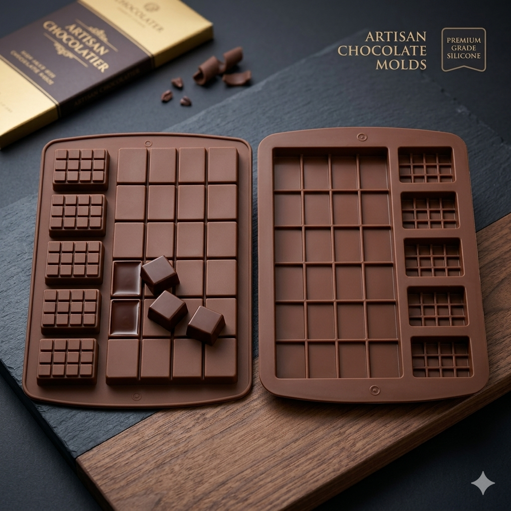Artisan Silicone Chocolate Mold Set