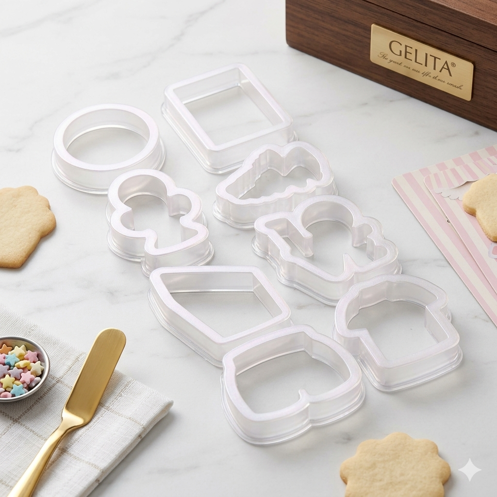Assorted Shape Plastic Cookie Cutter Set