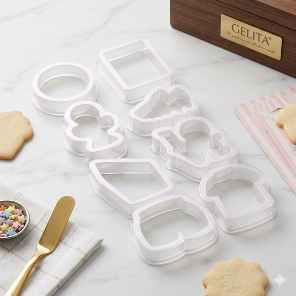 Assorted Shape Plastic Cookie Cutter Set