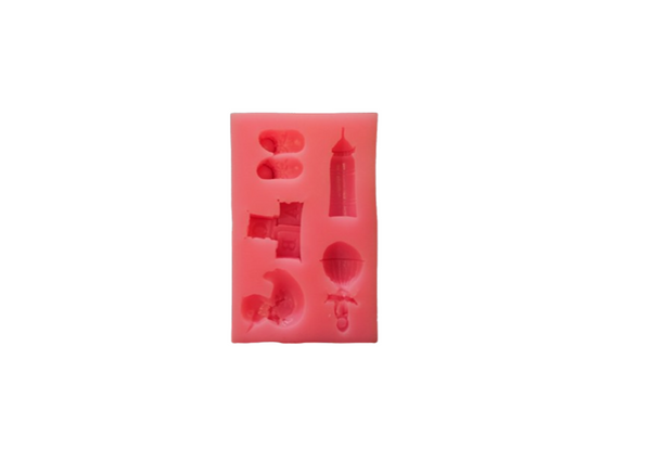 Baby Theme Silicone Mould ( 5 PC Set )