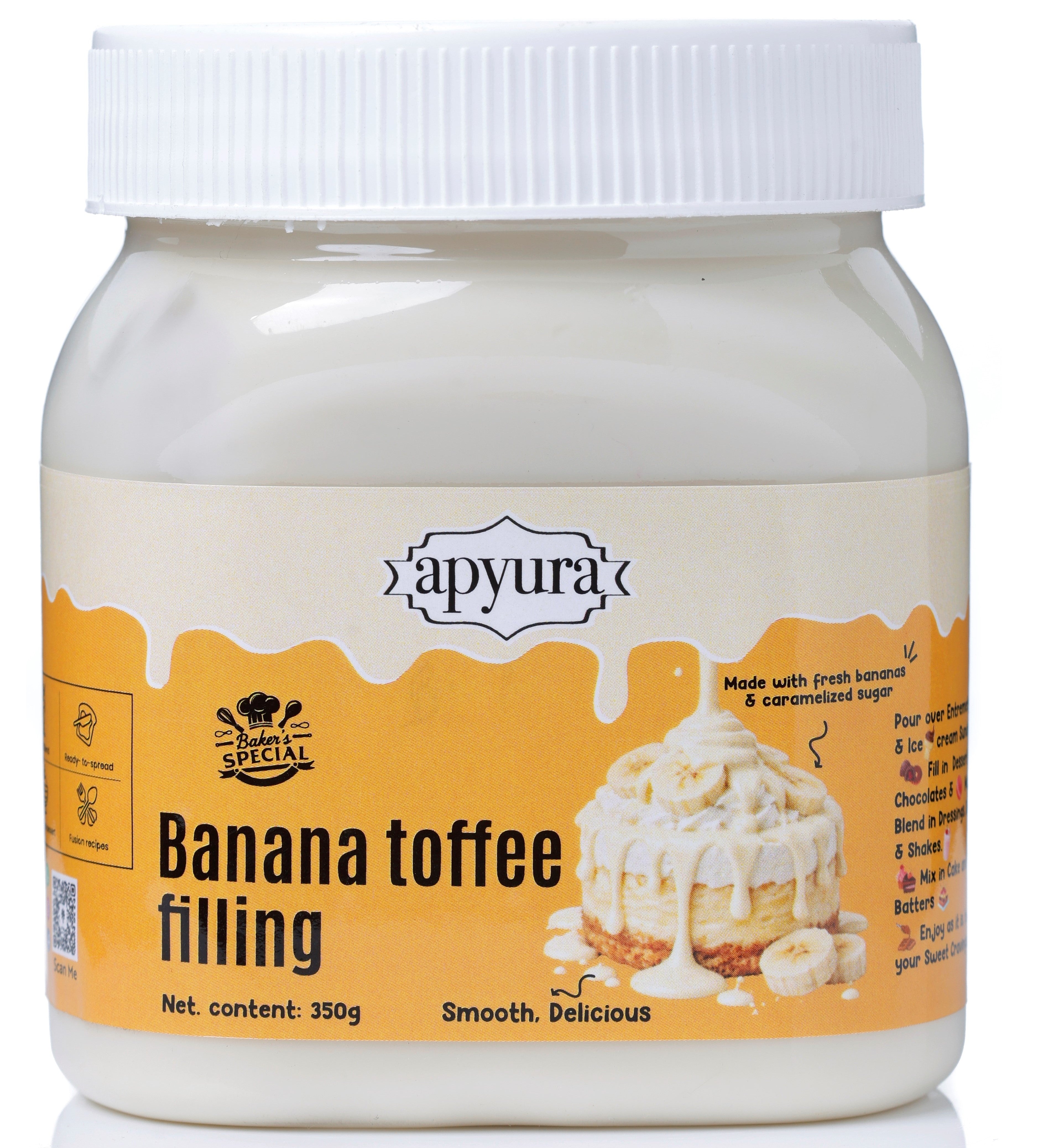 Apyura Banana Toffee Filling Spread