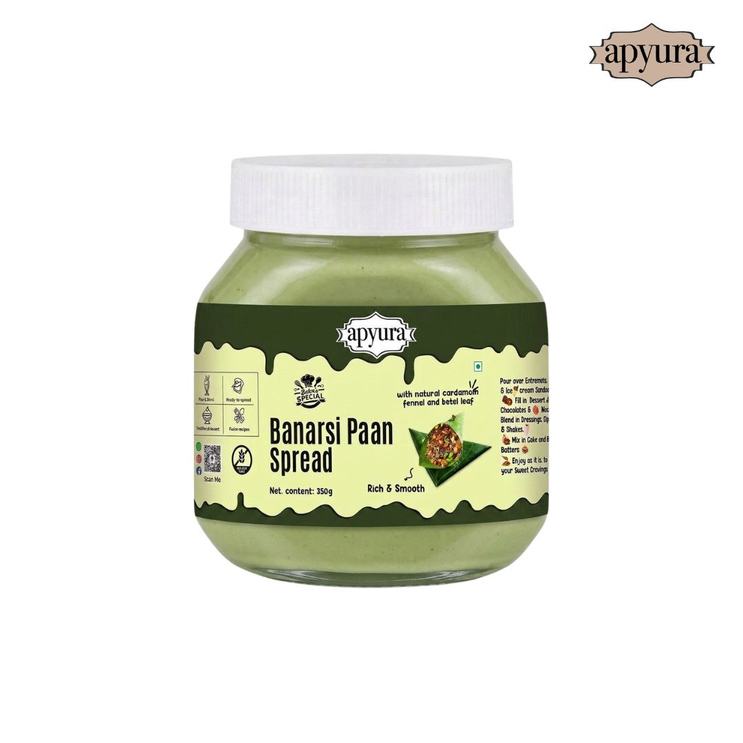 Apyura Banarasi Paan Spread & Filling- | Authentic Meetha Paan Flavour for Desserts & Beverages