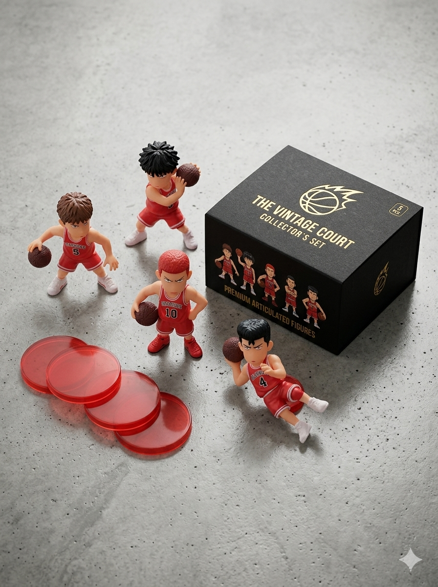 Basketball Player Cake Topper Set (4-Piece)