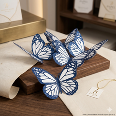 Blue Monarch Butterfly