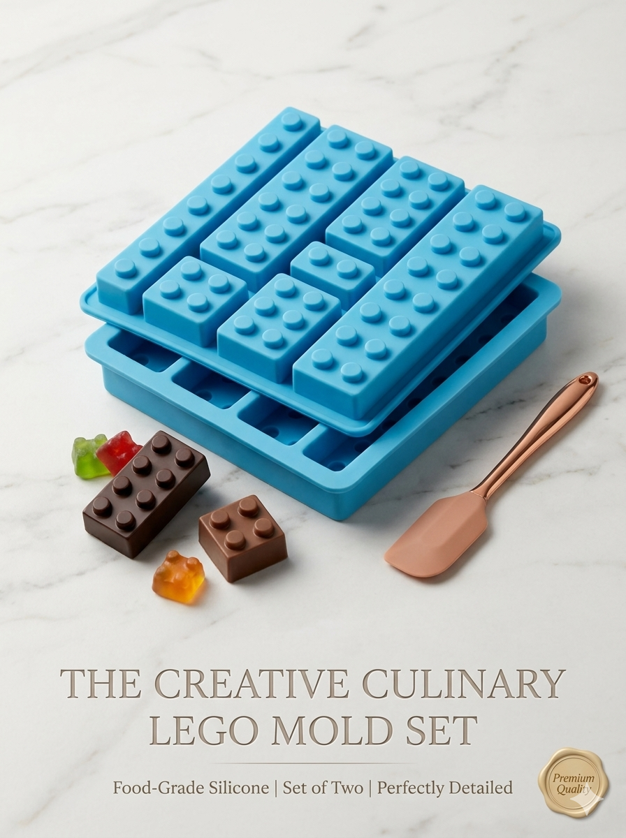 The Creative Culinary Building Block Silicone Mold