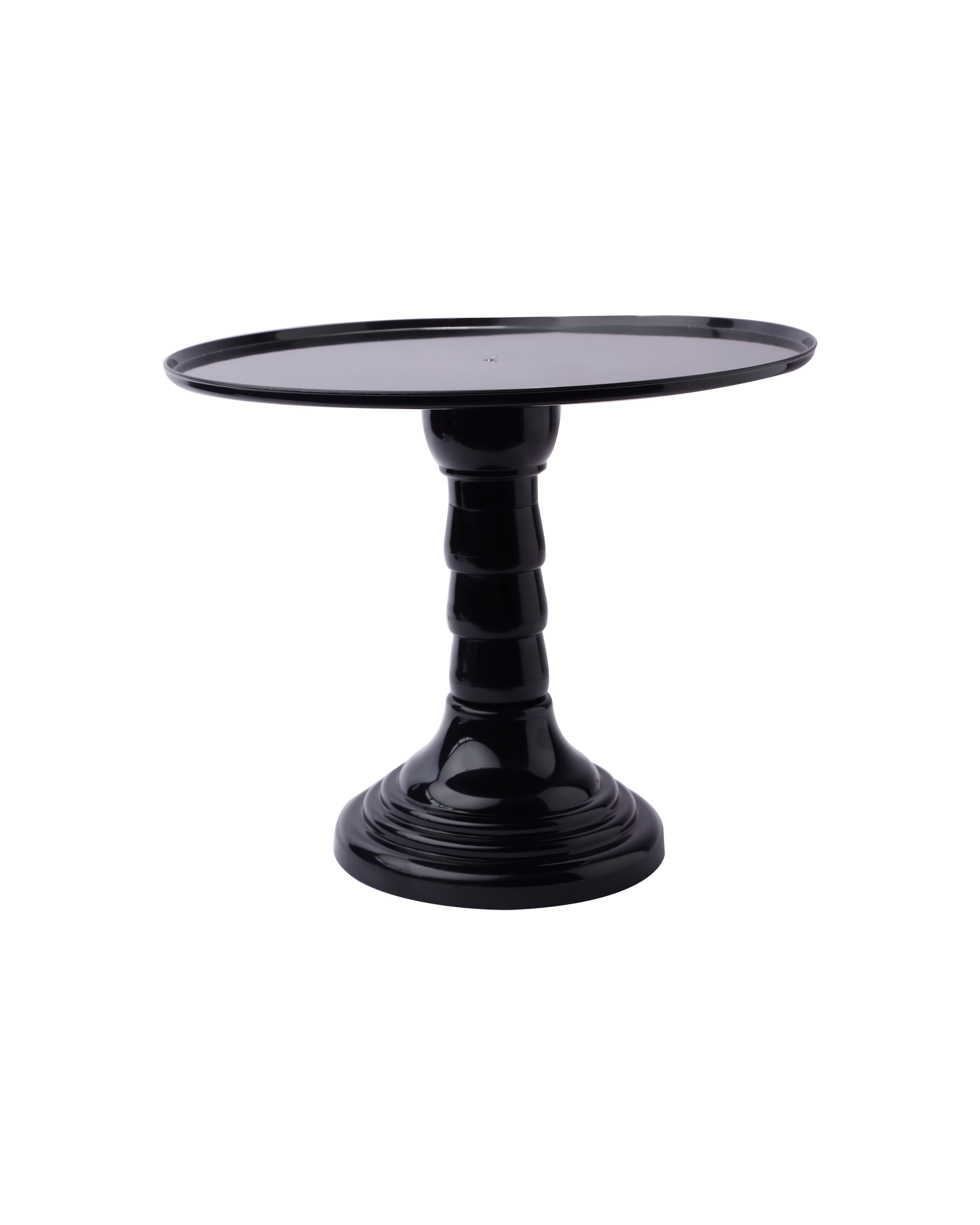 Classic Black Pedestal Cake Stand | Baking Cart