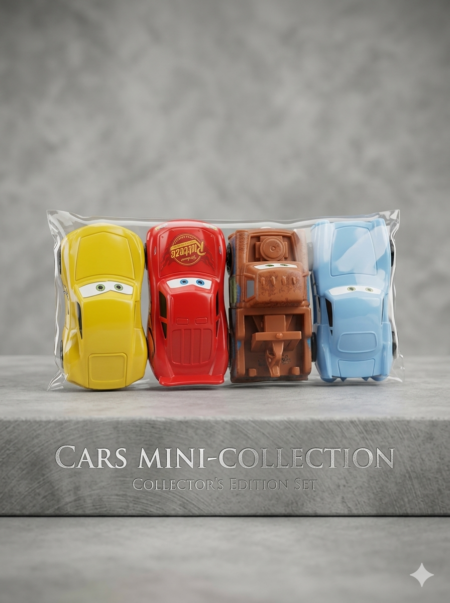 Cars Character Cake Topper Set (4-Piece)
