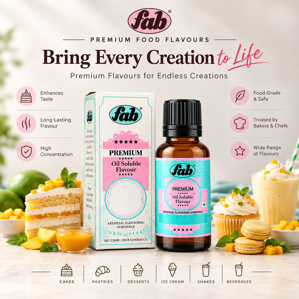 FAB Premium Parmesan Cheese Oil Soluble Flavour